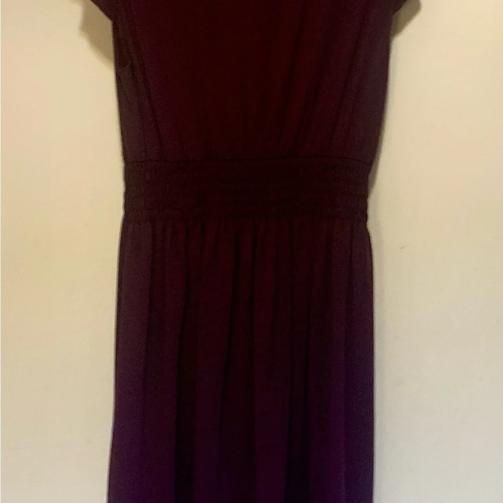 Eggplant Purple Ruffled size Small  Women's Dress NWOT - Picture 10 of 12
